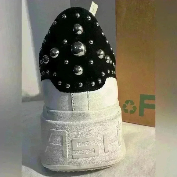 Ash Platform Sneakers with Stud Detail - Picture 5 of 12